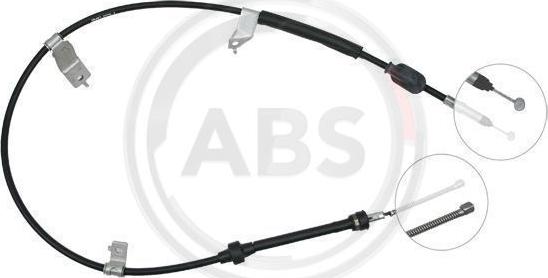 A.B.S. K13847 - Cavo comando, Freno stazionamento www.autoricambit.com