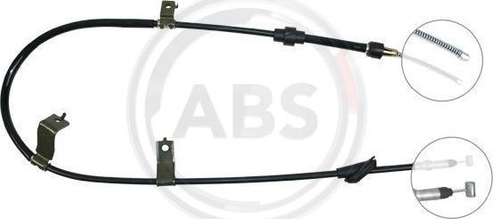 A.B.S. K13858 - Cavo comando, Freno stazionamento www.autoricambit.com