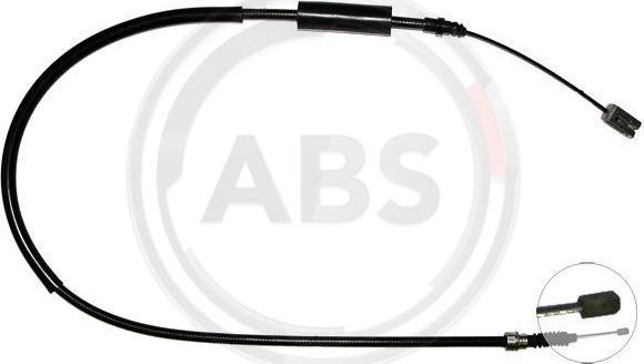 A.B.S. K12418 - Cavo comando, Freno stazionamento www.autoricambit.com