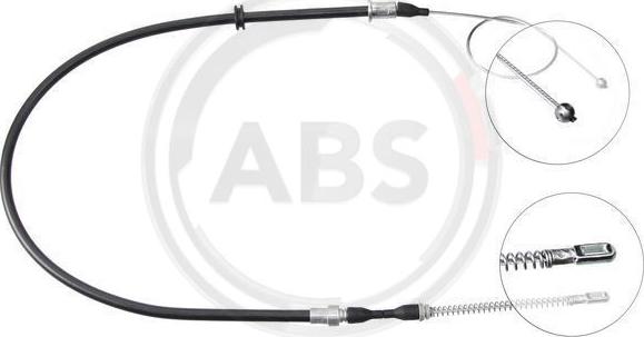 A.B.S. K12058 - Cavo comando, Freno stazionamento www.autoricambit.com