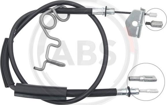 A.B.S. K12102 - Cavo comando, Freno stazionamento www.autoricambit.com