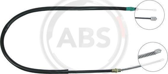 A.B.S. K12296 - Cavo comando, Freno stazionamento www.autoricambit.com