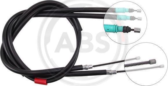 A.B.S. K12256 - Cavo comando, Freno stazionamento www.autoricambit.com