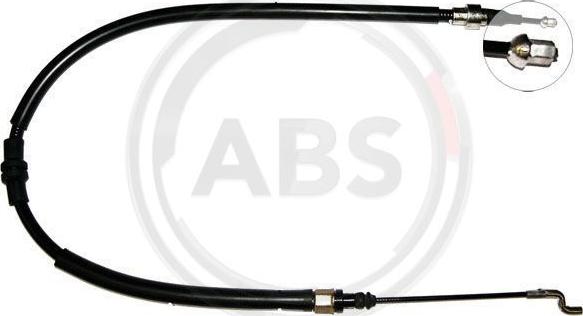 A.B.S. K12706 - Cavo comando, Freno stazionamento www.autoricambit.com