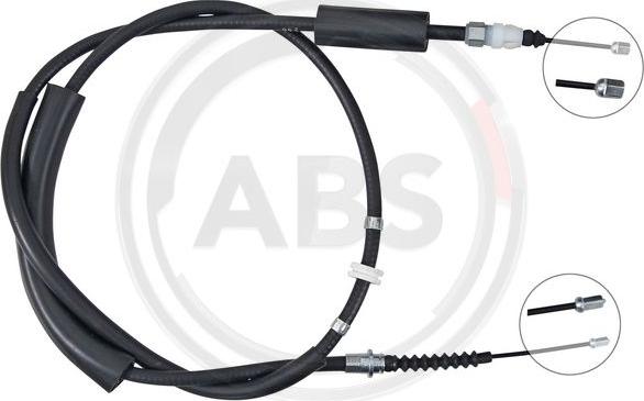 A.B.S. K17639 - Cavo comando, Freno stazionamento www.autoricambit.com