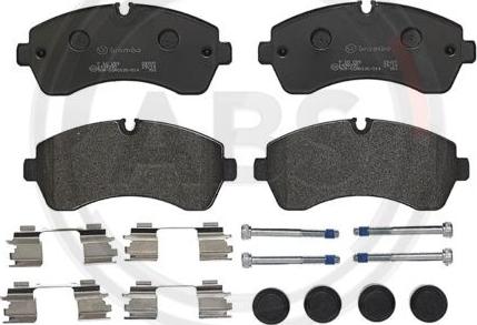 A.B.S. P50059 - Kit pastiglie freno, Freno a disco www.autoricambit.com