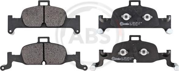 A.B.S. P85164 - Kit pastiglie freno, Freno a disco www.autoricambit.com