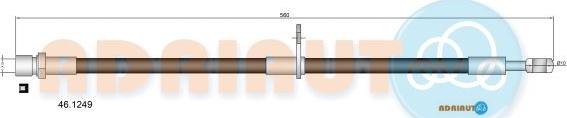 Adriauto 46.1249 - Flessibile del freno www.autoricambit.com