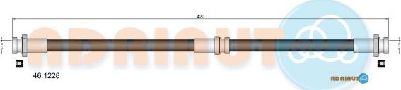 Adriauto 46.1228 - Flessibile del freno www.autoricambit.com