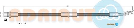 Adriauto 46.1223 - Flessibile del freno www.autoricambit.com