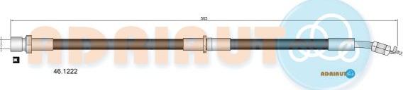 Adriauto 46.1222 - Flessibile del freno www.autoricambit.com