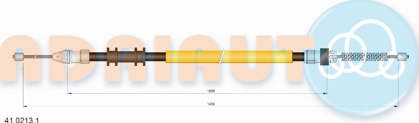 Adriauto 41.0213.1 - Cavo comando, Freno stazionamento www.autoricambit.com