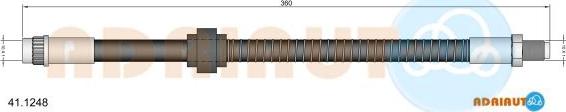 Adriauto 41.1248 - Flessibile del freno www.autoricambit.com