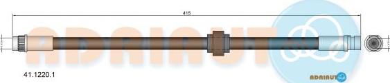 Adriauto 41.1220.1 - Flessibile del freno www.autoricambit.com