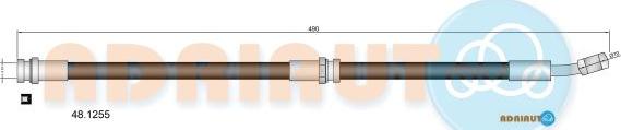 Adriauto 48.1255 - Flessibile del freno www.autoricambit.com