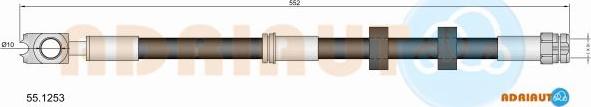 Adriauto 55.1253 - Flessibile del freno www.autoricambit.com