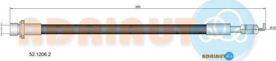 Adriauto 52.1206.2 - Flessibile del freno www.autoricambit.com