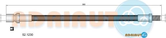 Adriauto 52.1230 - Flessibile del freno www.autoricambit.com