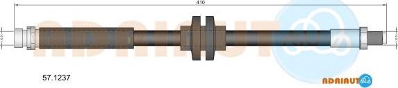 Adriauto 57.1237 - Flessibile del freno www.autoricambit.com