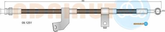 Adriauto 09.1251 - Flessibile del freno www.autoricambit.com