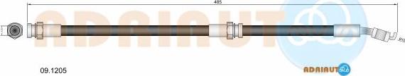 Adriauto 09.1205 - Flessibile del freno www.autoricambit.com
