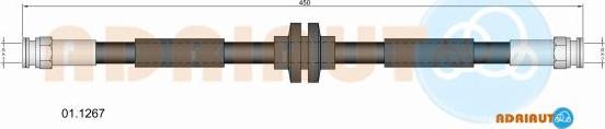 Adriauto 01.1267 - Flessibile del freno www.autoricambit.com