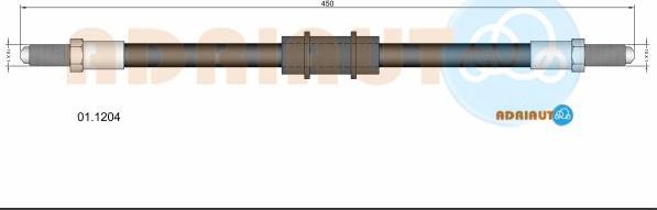 Adriauto 01.1204 - Flessibile del freno www.autoricambit.com