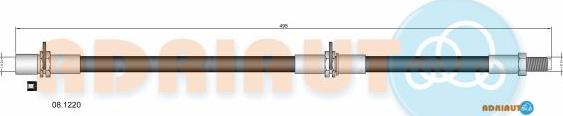 Adriauto 08.1220 - Flessibile del freno www.autoricambit.com
