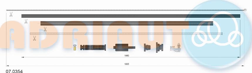 Adriauto 07.0354 - Cavo acceleratore www.autoricambit.com