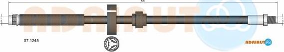 Adriauto 07.1245 - Flessibile del freno www.autoricambit.com
