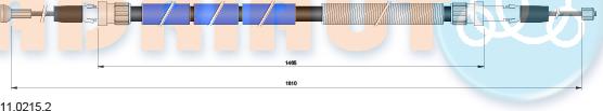 Adriauto 11.0215.2 - Cavo comando, Freno stazionamento www.autoricambit.com