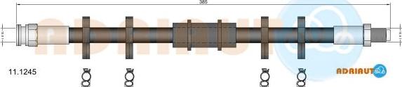 Adriauto 11.1245 - Flessibile del freno www.autoricambit.com