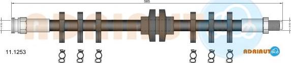 Adriauto 11.1253 - Flessibile del freno www.autoricambit.com