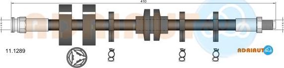 Adriauto 11.1289 - Flessibile del freno www.autoricambit.com