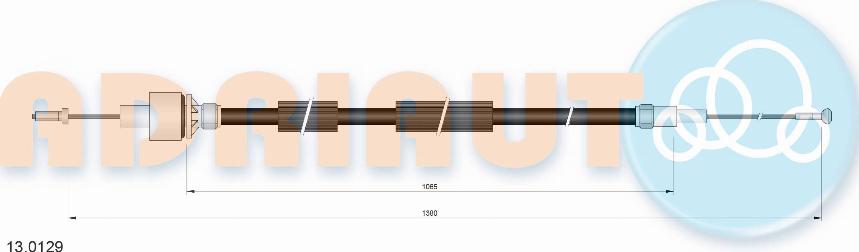 Adriauto 13.0129 - Cavo comando, Comando frizione www.autoricambit.com