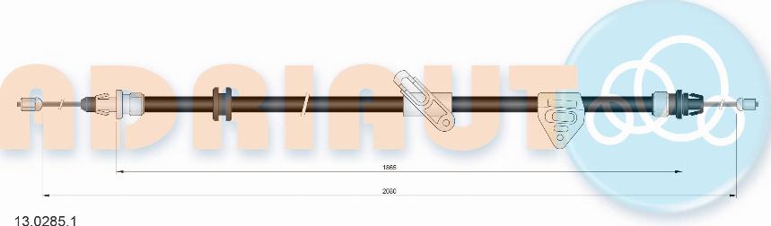 Adriauto 13.0285.1 - Cavo comando, Freno stazionamento www.autoricambit.com