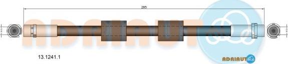 Adriauto 13.1241.1 - Flessibile del freno www.autoricambit.com