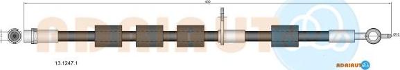 Adriauto 13.1247.1 - Flessibile del freno www.autoricambit.com