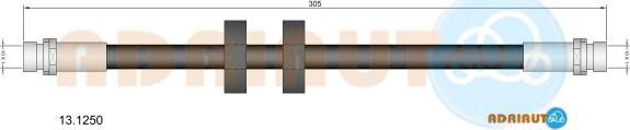 Adriauto 13.1250 - Flessibile del freno www.autoricambit.com