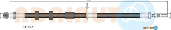 Adriauto 13.1257.1 - Flessibile del freno www.autoricambit.com