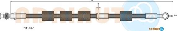 Adriauto 13.1265.1 - Flessibile del freno www.autoricambit.com