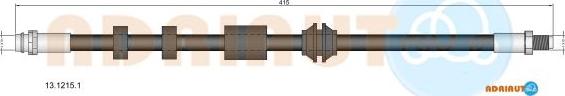 Adriauto 13.1215.1 - Flessibile del freno www.autoricambit.com