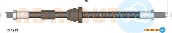 Adriauto 13.1213 - Flessibile del freno www.autoricambit.com