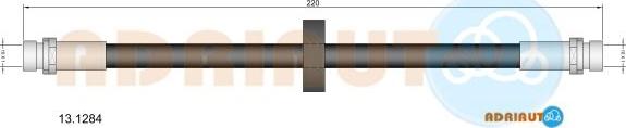 Adriauto 13.1284 - Flessibile del freno www.autoricambit.com