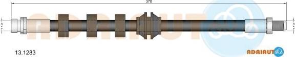 Adriauto 13.1283 - Flessibile del freno www.autoricambit.com