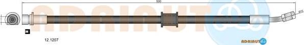 Adriauto 12.1207 - Flessibile del freno www.autoricambit.com