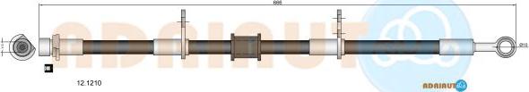 Adriauto 12.1210 - Flessibile del freno www.autoricambit.com