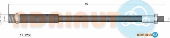 Adriauto 17.1200 - Flessibile del freno www.autoricambit.com