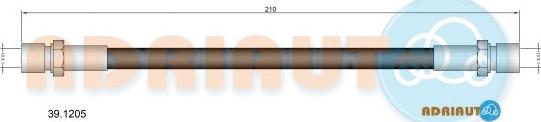 Adriauto 39.1205 - Flessibile del freno www.autoricambit.com