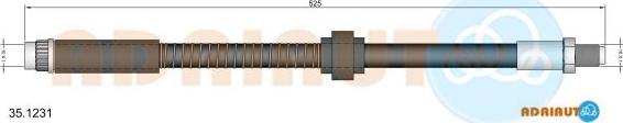 Adriauto 35.1231 - Flessibile del freno www.autoricambit.com